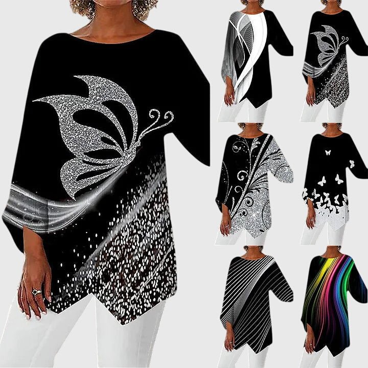 Alayah™ | Elegant Crew Neck Top - Luna Hampton