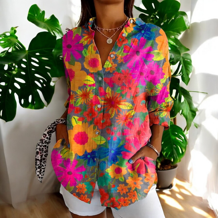 MAIRESSA | Elegant Floral Blouse