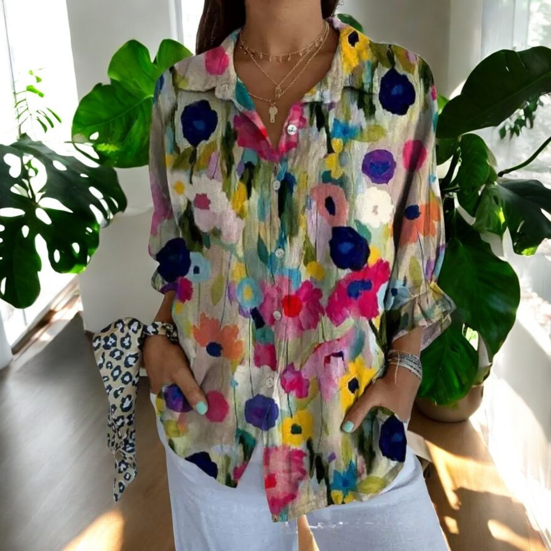 MAIRESSA | Elegant Floral Blouse