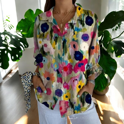 MAIRESSA | Elegant Floral Blouse