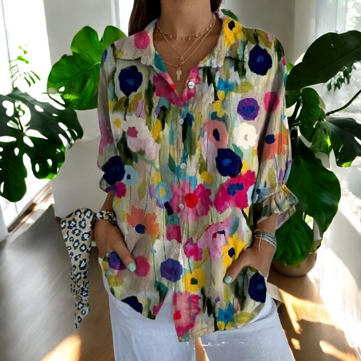 MAIRESSA | Elegant Floral Blouse