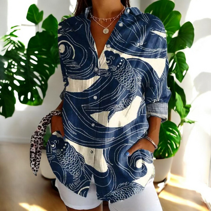 MAIRESSA | Elegant Floral Blouse