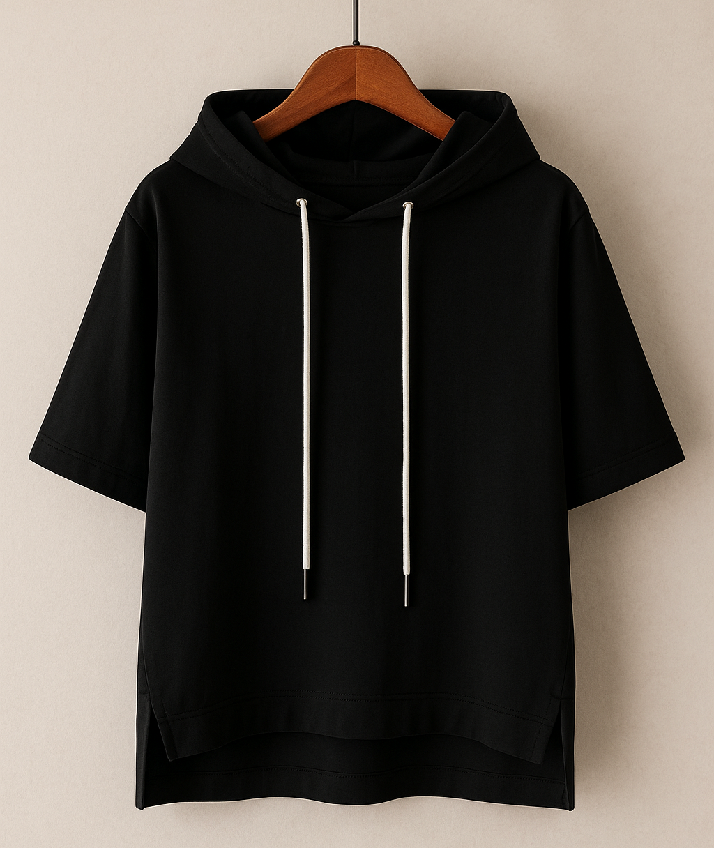 Cheryl | Short Sleeve Hooded Pullover