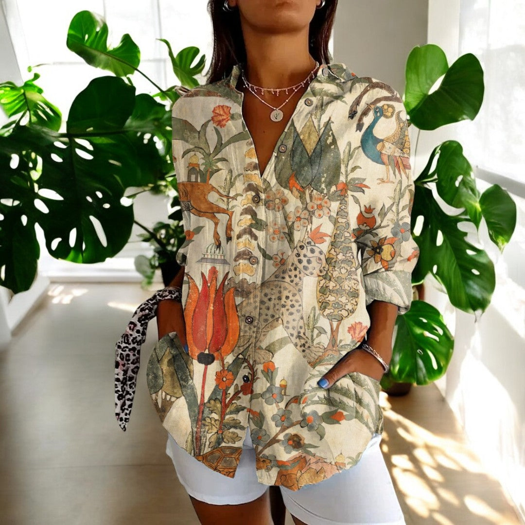 MAIRESSA | Elegant Floral Blouse