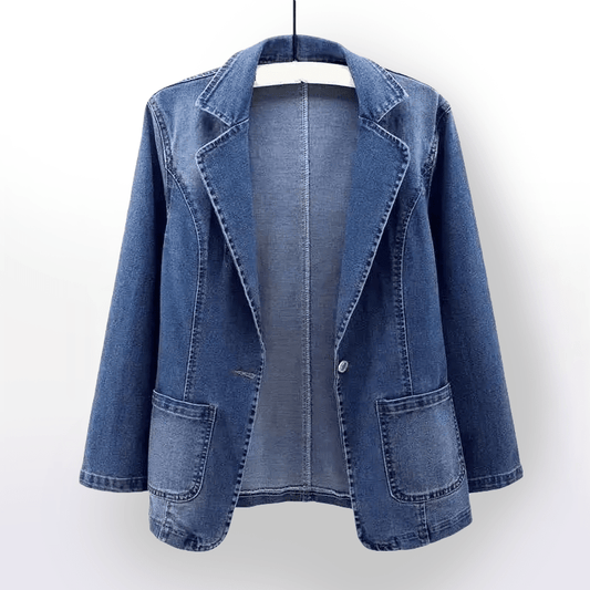 Aelin | Classic Denim Blazer - Ciara & Fiona