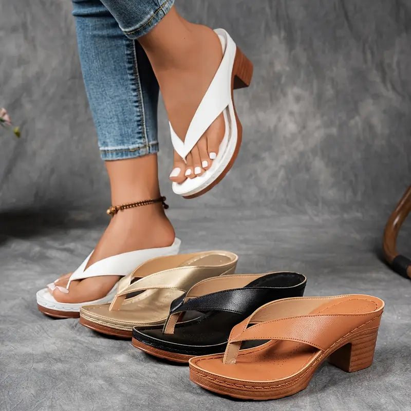Aeris | Orthopedic Heeled Slippers - Ciara & Fiona