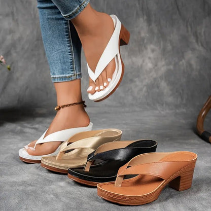 Aeris | Orthopedic Heeled Slippers - Ciara & Fiona
