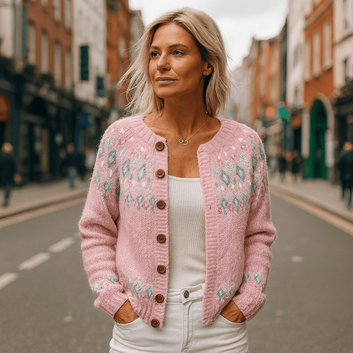 Aislinn – Soft Knit Button Cardigan. - Ciara & Fiona