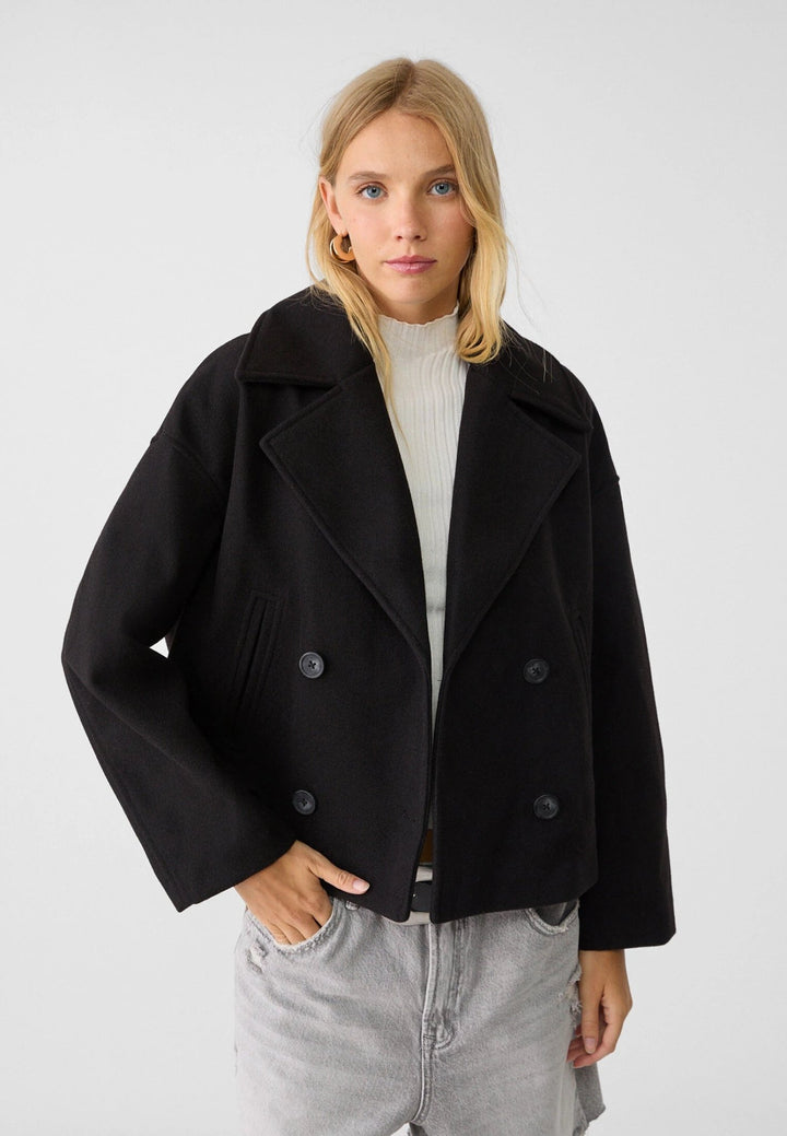 Alaia | Short Double Breasted Coat - Ciara & Fiona