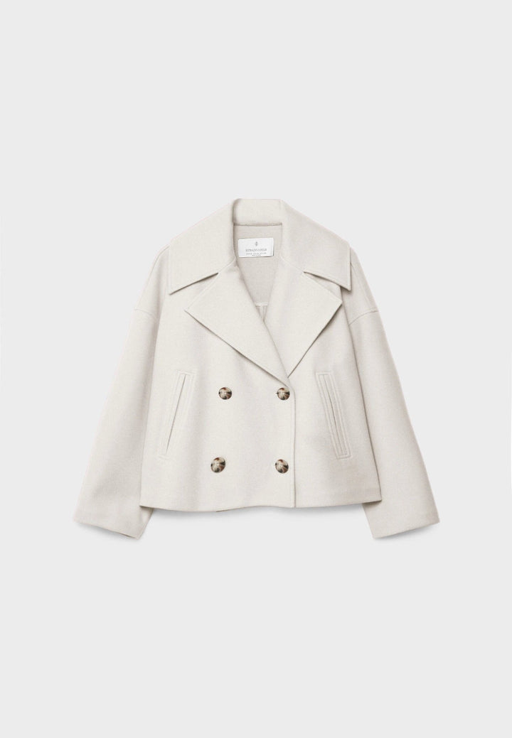 Alaia | Short Double Breasted Coat - Ciara & Fiona