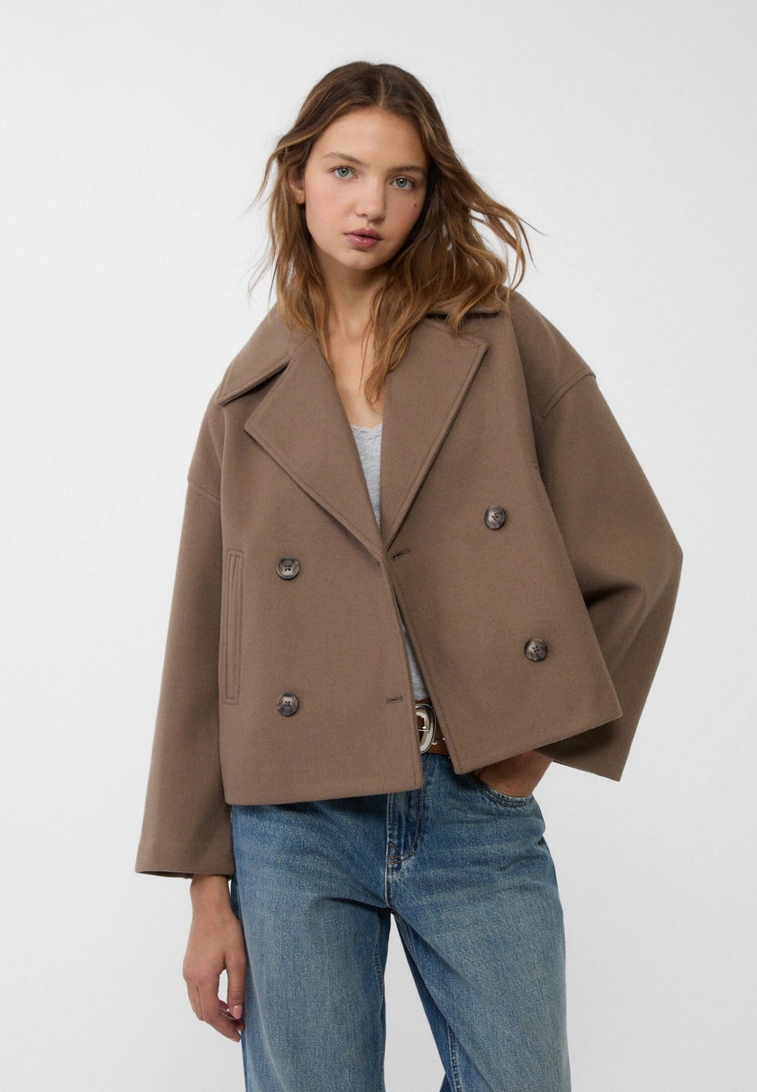 Alaia | Short Double Breasted Coat - Ciara & Fiona