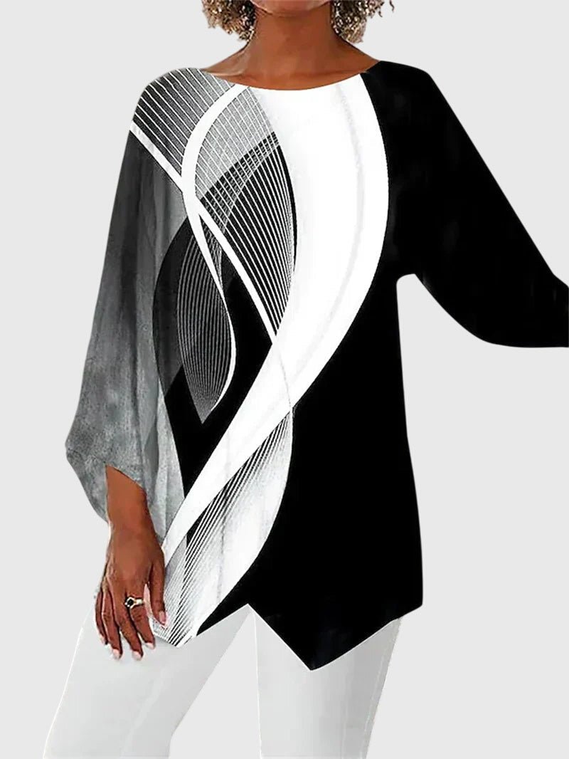 Alayah™ | Elegant Crew Neck Top - Luna Hampton