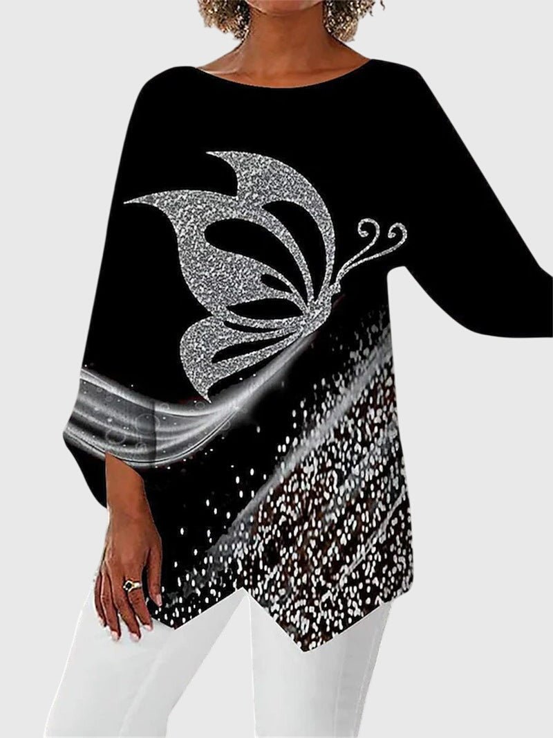 Alayah™ | Elegant Crew Neck Top - Luna Hampton