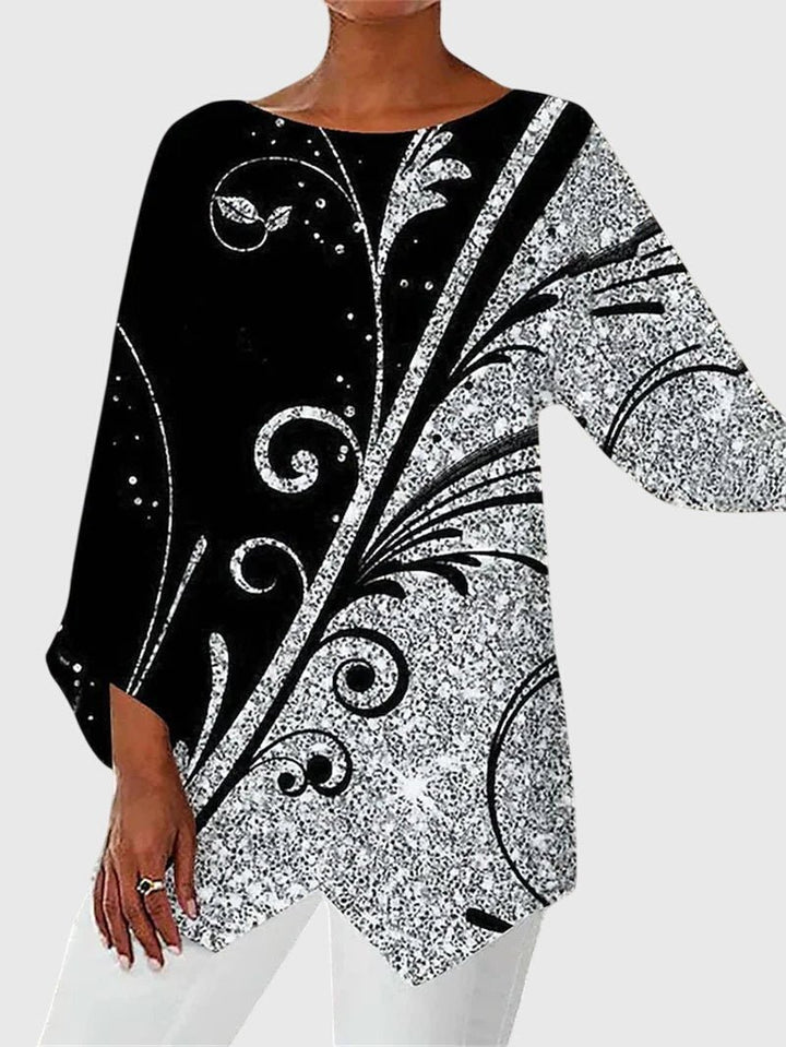 Alayah™ | Elegant Crew Neck Top - Luna Hampton