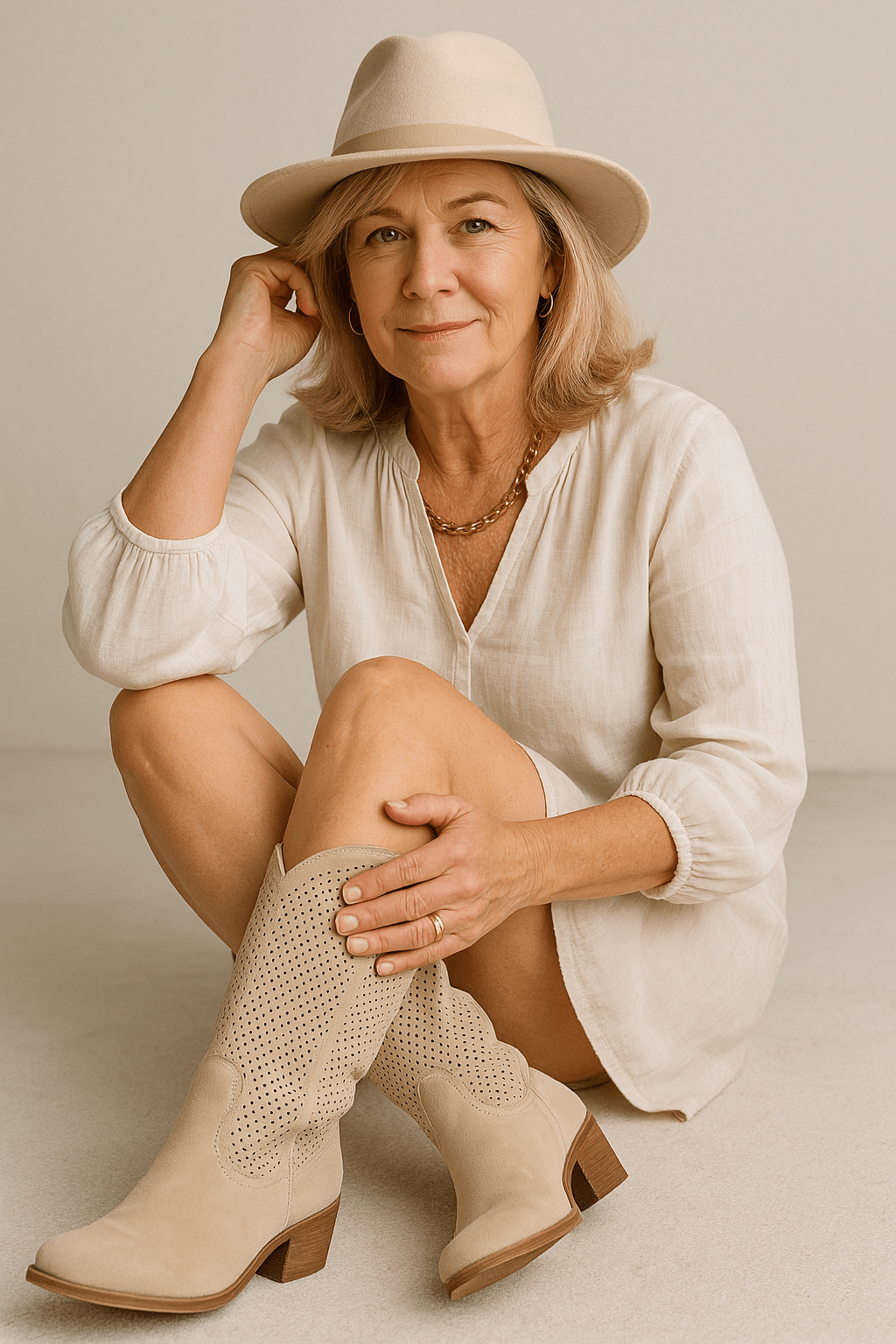 Alba | Cowboy Style Orthopedic Boots - Ciara & Fiona