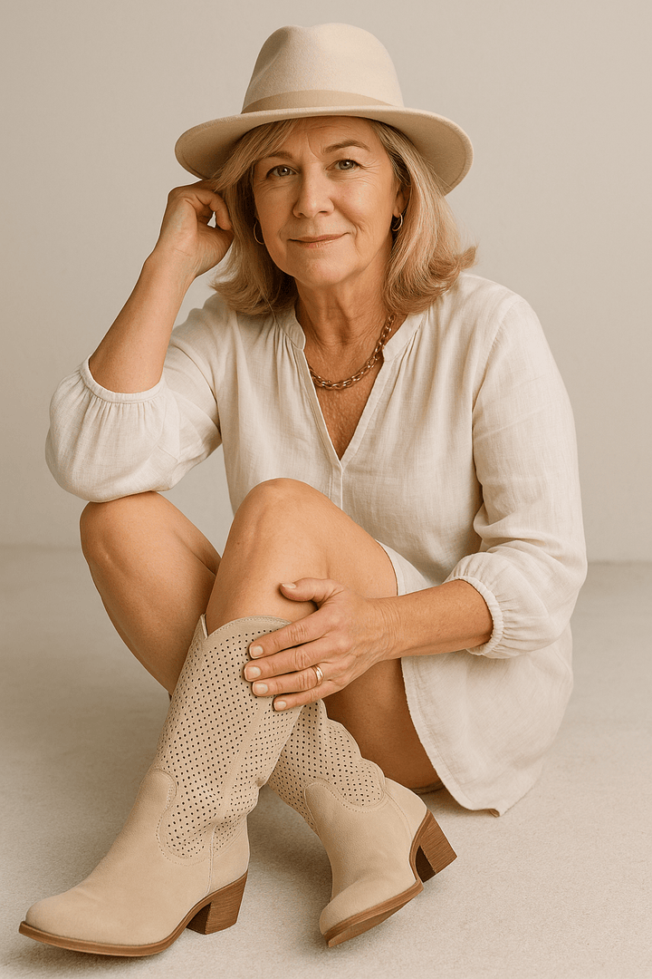 Alba | Cowboy Style Orthopedic Boots - Ciara & Fiona