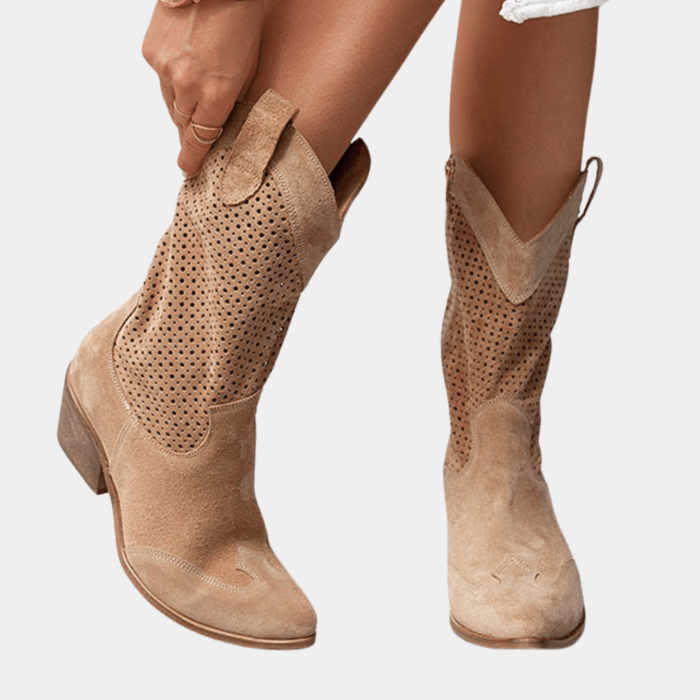 Alba | Cowboy Style Orthopedic Boots - Ciara & Fiona