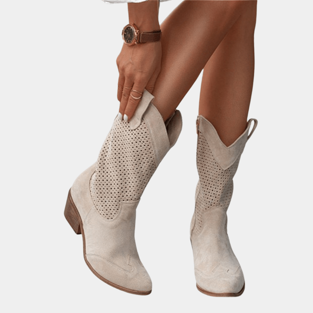 Alba | Cowboy Style Orthopedic Boots - Ciara & Fiona