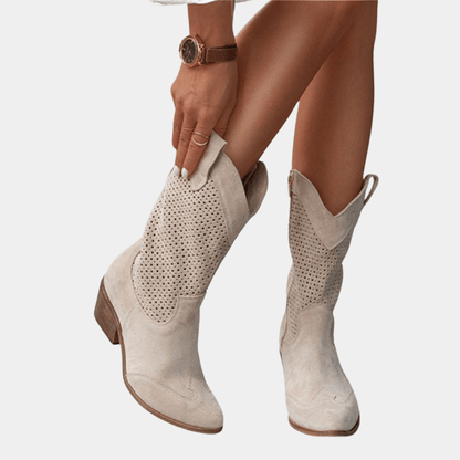 Alba | Cowboy Style Orthopedic Boots - Ciara & Fiona