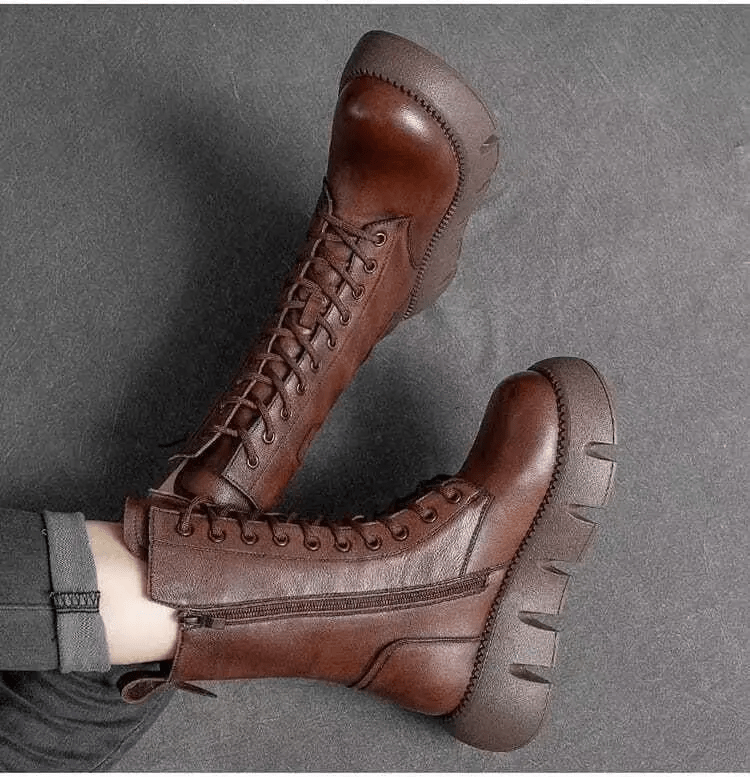 Alisa | Orthopedic Leather Winter Boots - Ciara & Fiona