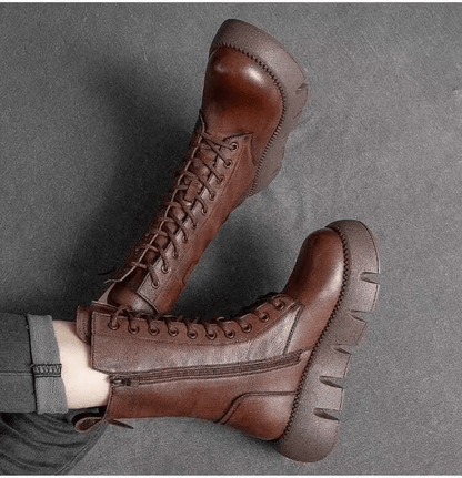 Alisa | Orthopedic Leather Winter Boots - Ciara & Fiona