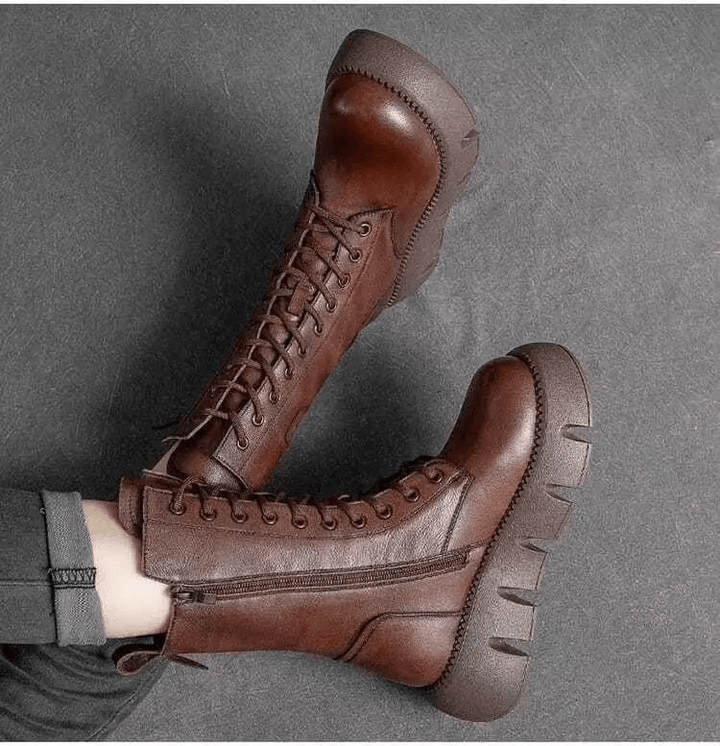 Alisa | Orthopedic Leather Winter Boots - Ciara & Fiona
