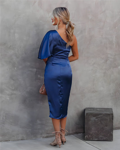 Amanda | Elegant Silk Party Dress - Ciara & Fiona