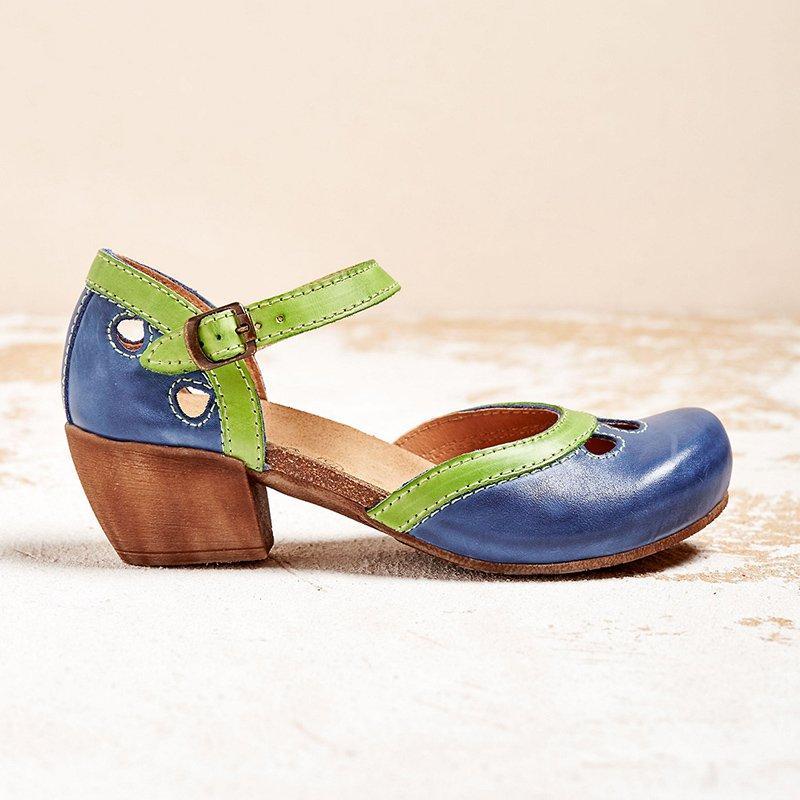 Amethyst | Orthopedic Sandals with Low Heel - Ciara & Fiona