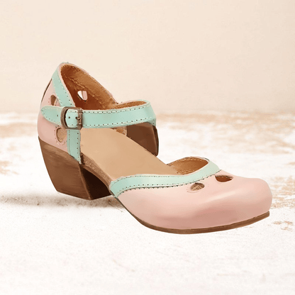 Amethyst | Orthopedic Sandals with Low Heel - Ciara & Fiona