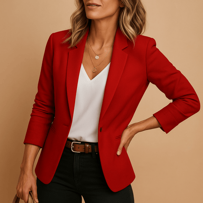 Amira | Tailored Long - sleeve Blazer - Ciara & Fiona