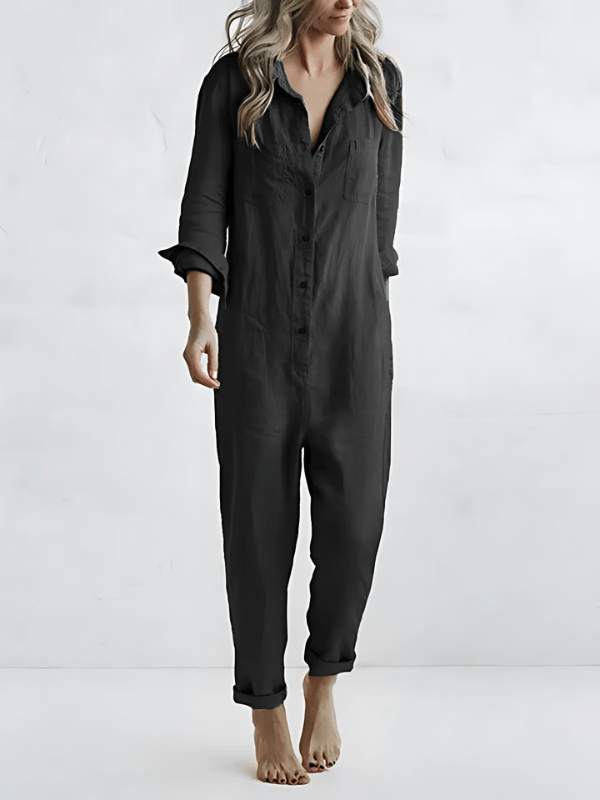 Amyra | Long Sleeve Jumpsuit - Ciara & Fiona