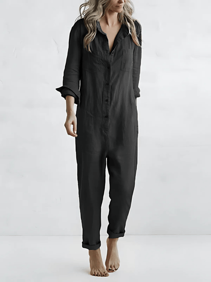 Amyra | Long Sleeve Jumpsuit - Ciara & Fiona