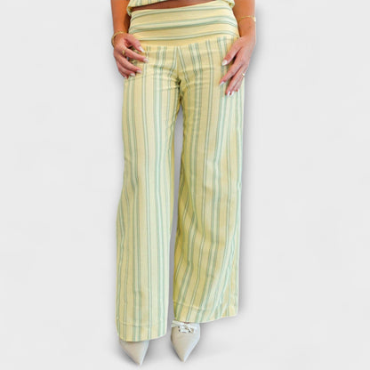 Anastasia - Classic Striped Pants Ensemble - Luna Hampton