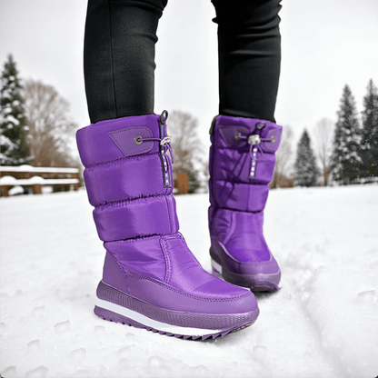 Ariel | Non - Slip Waterproof Faux Fur Snow Boots - Ciara & Fiona
