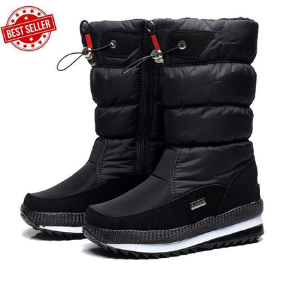 Ariel | Non - Slip Waterproof Faux Fur Snow Boots - Ciara & Fiona