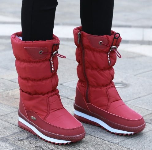 Ariel | Non - Slip Waterproof Faux Fur Snow Boots - Ciara & Fiona
