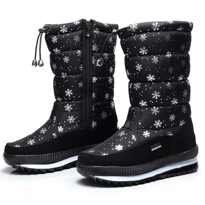 Ariel | Non - Slip Waterproof Faux Fur Snow Boots - Ciara & Fiona