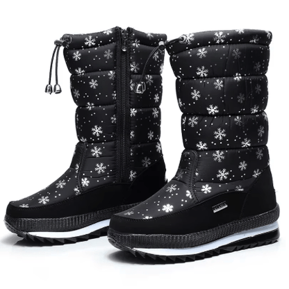 Ariel | Non - Slip Waterproof Faux Fur Snow Boots - Ciara & Fiona