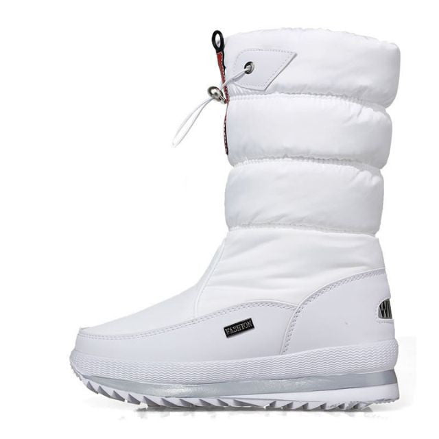 Ariel | Non - Slip Waterproof Faux Fur Snow Boots - Ciara & Fiona
