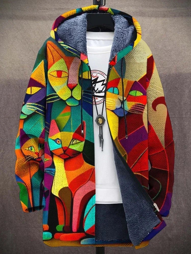 ARTESSA | Bold Artistic Print Jacket - Ciara & Fiona