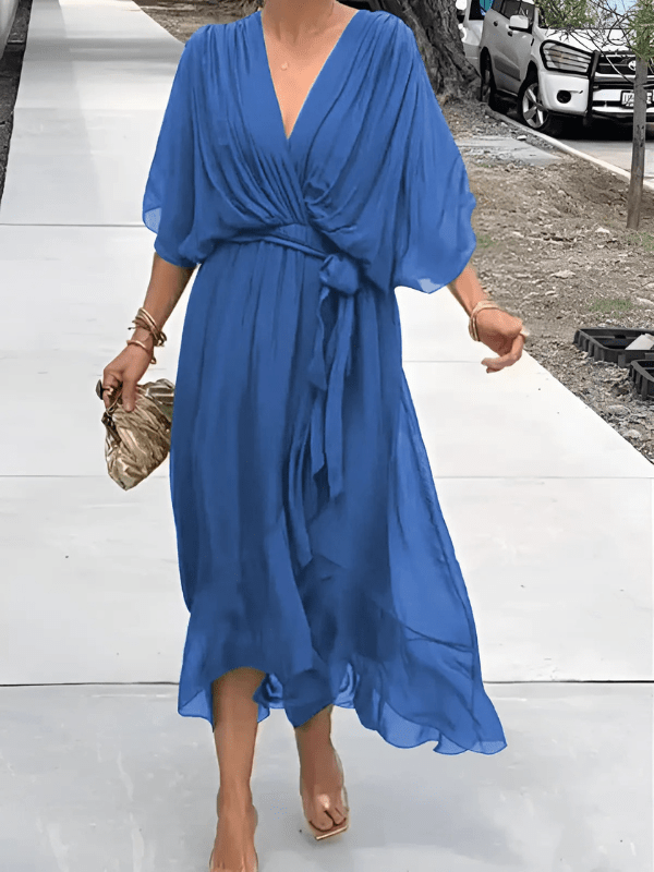 Ashlyn | Timeless Wrap Midi Dress - Ciara & Fiona