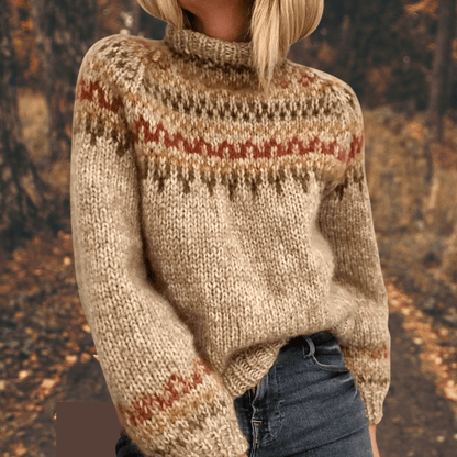 Astrid™ | Women's Nordic Knit Sweater - Ciara & Fiona
