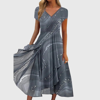 Aubrielle™ | Flowing Midi Dress - Luna Hampton