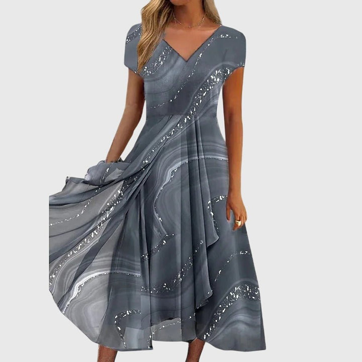 Aubrielle™ | Flowing Midi Dress - Luna Hampton