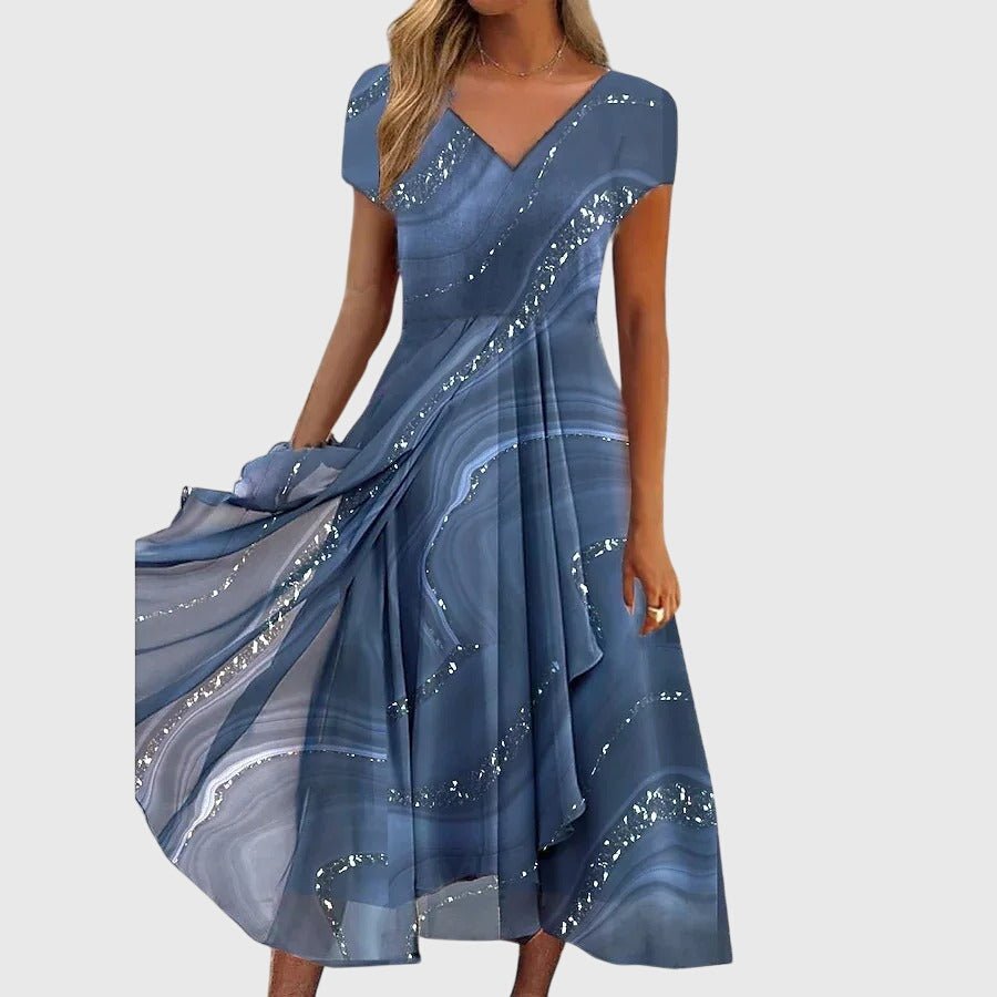 Aubrielle™ | Flowing Midi Dress - Luna Hampton