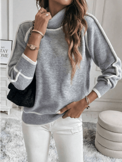 Aurora - Relaxed Turtleneck Sweater - Ciara & Fiona