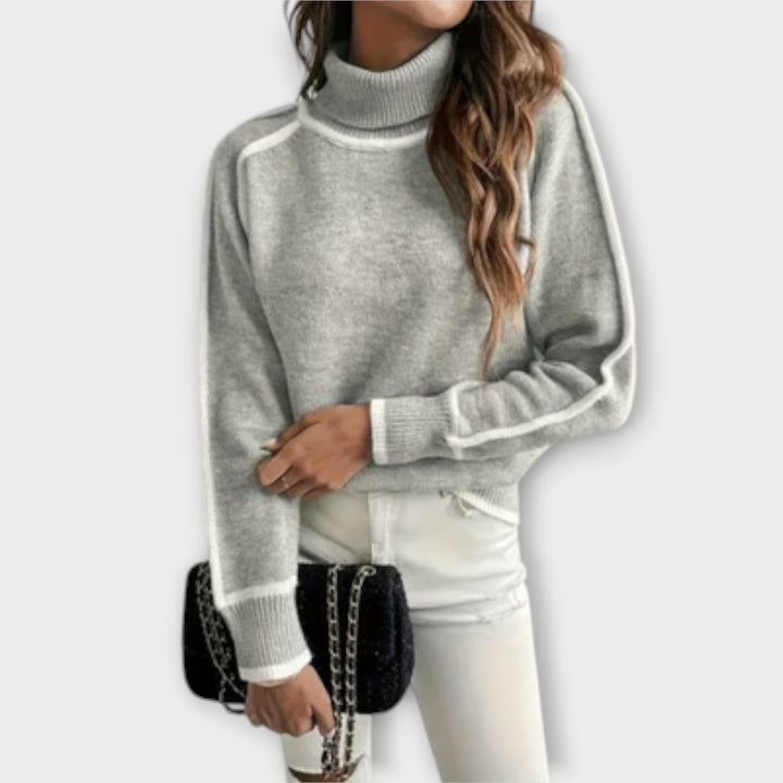 Aurora - Relaxed Turtleneck Sweater - Ciara & Fiona