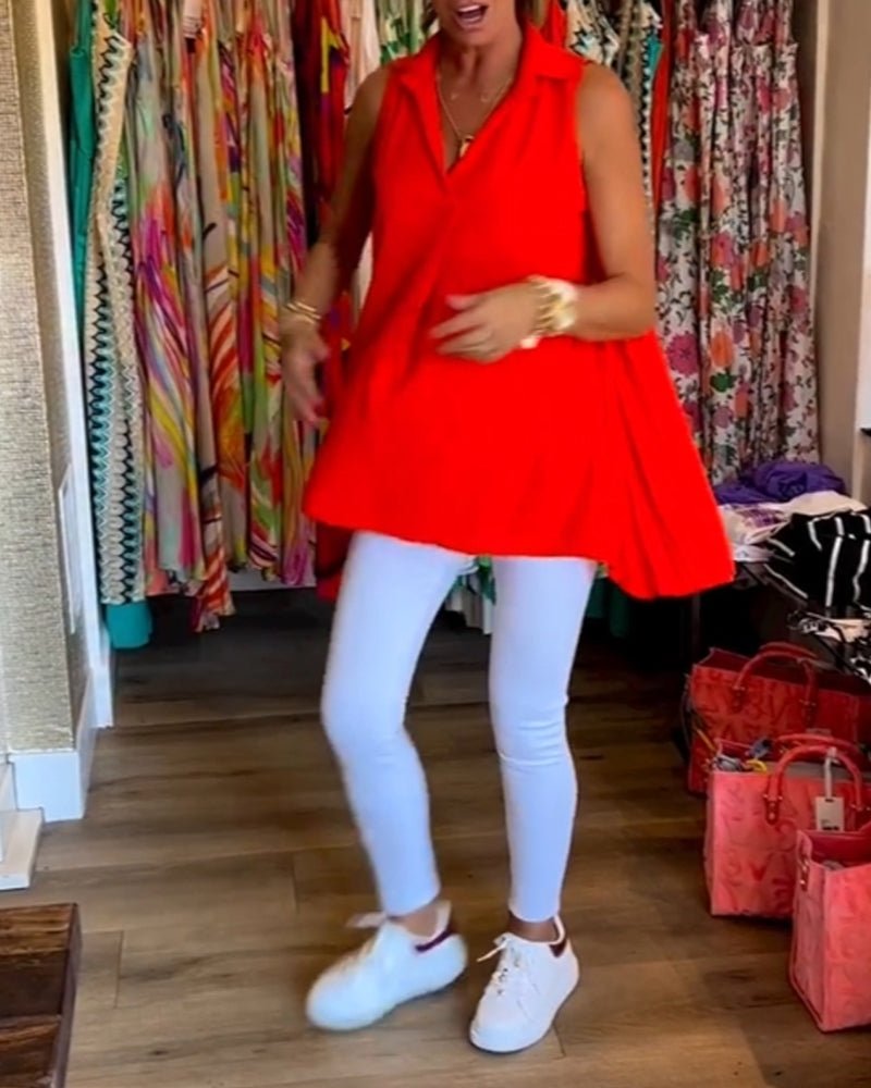 Avni | Chic Sleeveless Blouse - Ciara & Fiona