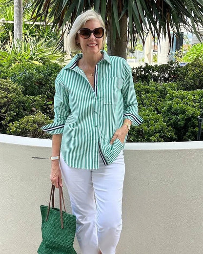 Ayva | Striped Shirt - Ciara & Fiona