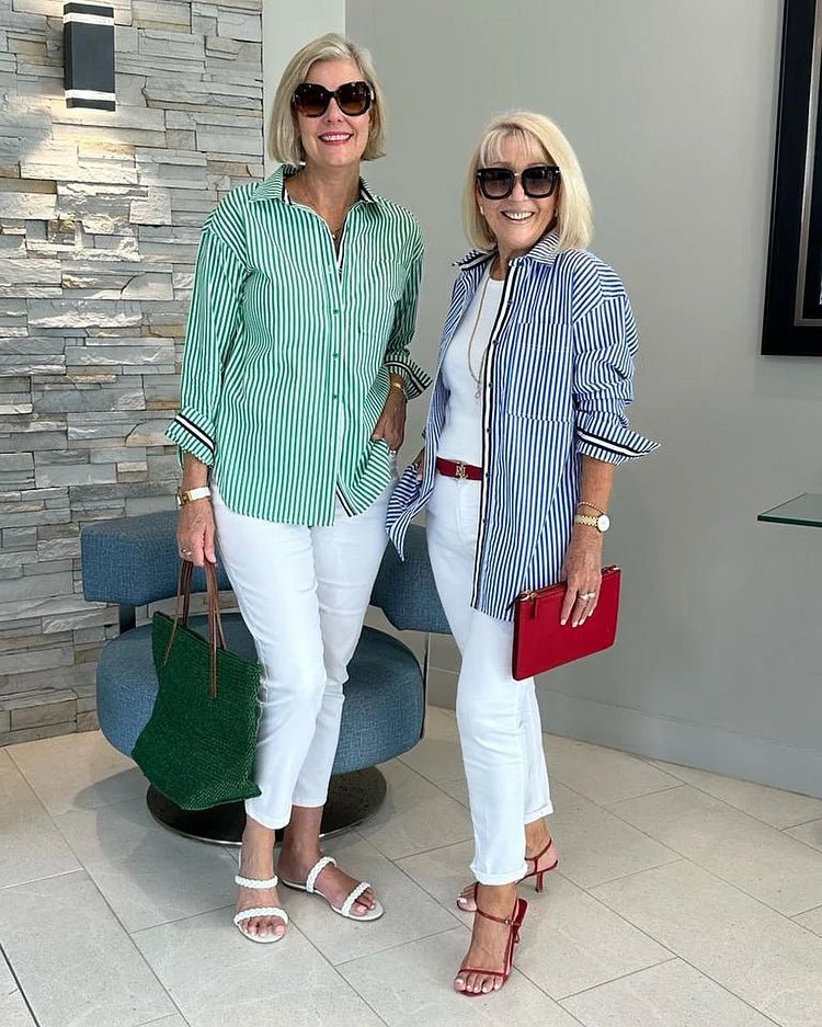 Ayva | Striped Shirt - Ciara & Fiona